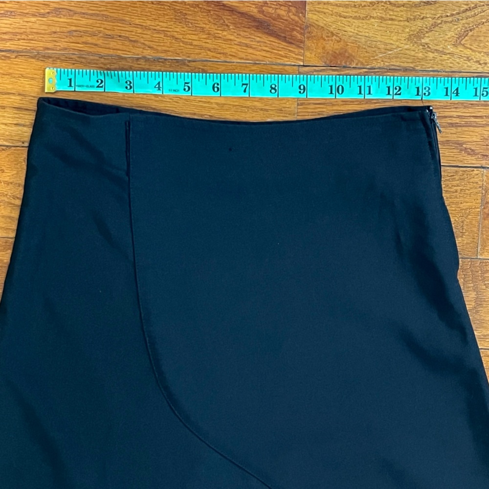 Vintage Delia's Womens Size 1 Black Asymmetrical Midi Skirt Y2K Indie Sleaze USA - Picture 4 of 9